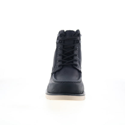 Dunham Brisco Waterproof Lace Up Mens Black Extra Wide Casual Dress Boots