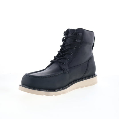 Dunham Brisco Waterproof Lace Up Mens Black Extra Wide 4E Casual Dress Boots