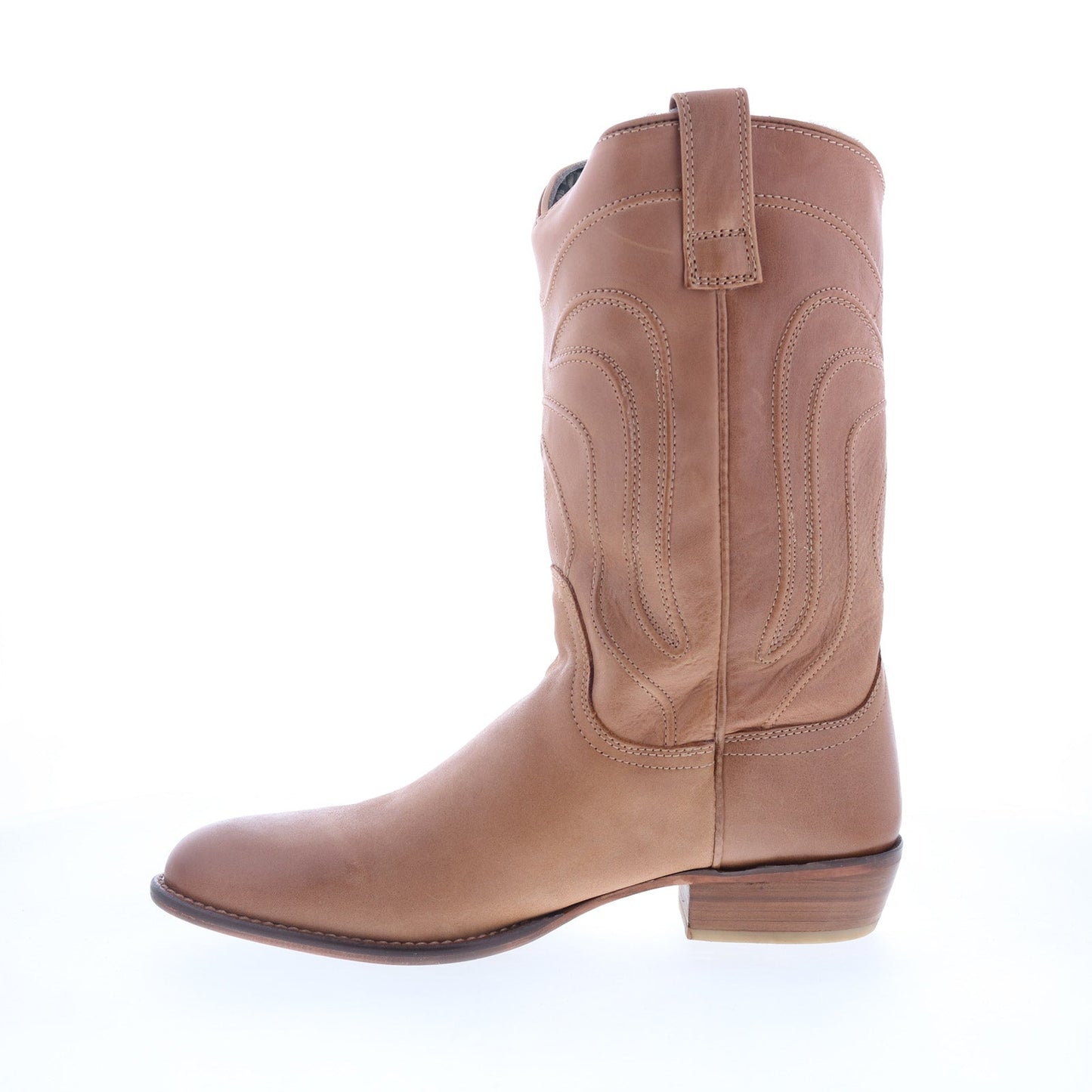 Dingo Montana DI-316 Mens Brown Leather Slip On Western Boots
