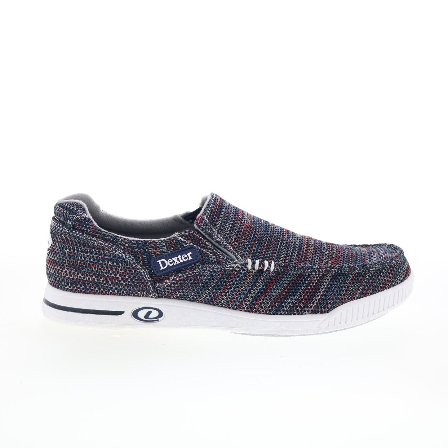Dexter Kam DM0000497 Mens Blue Canvas Slip On Athletic Bowling Shoes