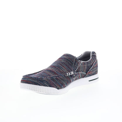 Dexter Kam DM0000497 Mens Blue Canvas Slip On Athletic Bowling Shoes