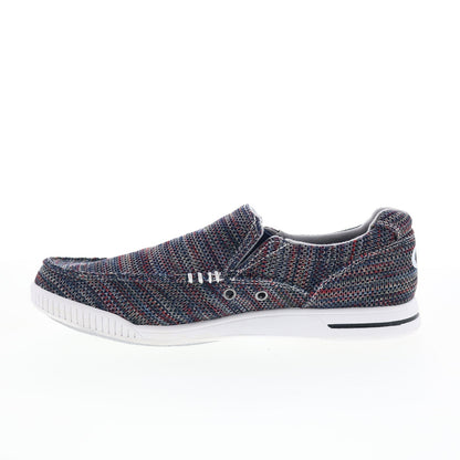 Dexter Kam DM0000497 Mens Blue Canvas Slip On Athletic Bowling Shoes