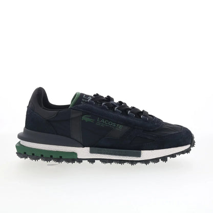 Lacoste Elite Active 1262 SMA Mens Black Suede Lifestyle Sneakers Shoes