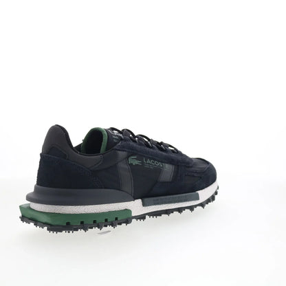Lacoste Elite Active 1262 SMA Mens Black Suede Lifestyle Sneakers Shoes