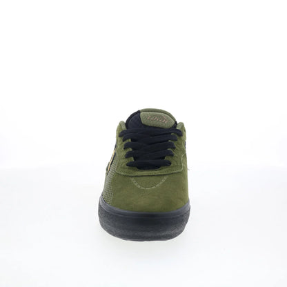 Lakai Essex Mens Green Suede Lace Up Skate Inspired Sneakers Shoes