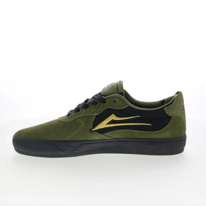 Lakai Essex Mens Green Suede Lace Up Skate Inspired Sneakers Shoes