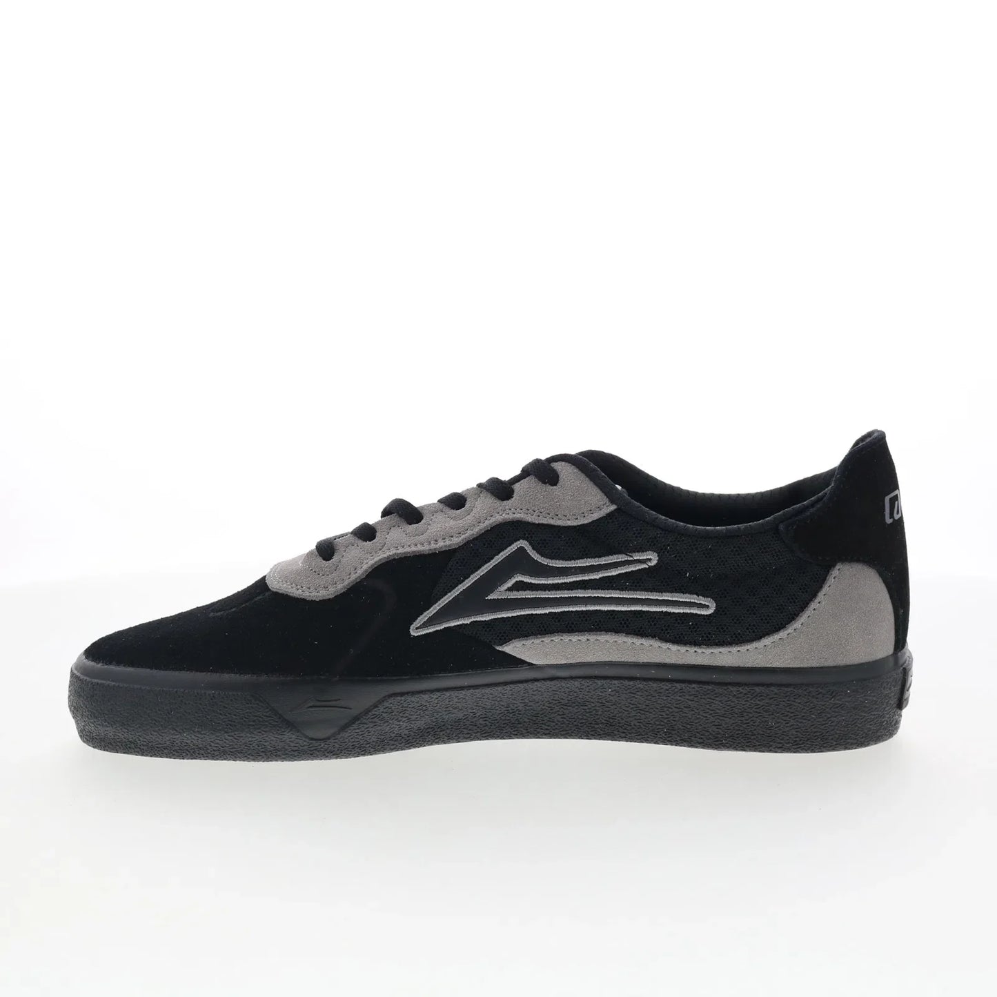 Lakai Essex Mens Black Suede Lace Up Skate Inspired Sneakers Shoes