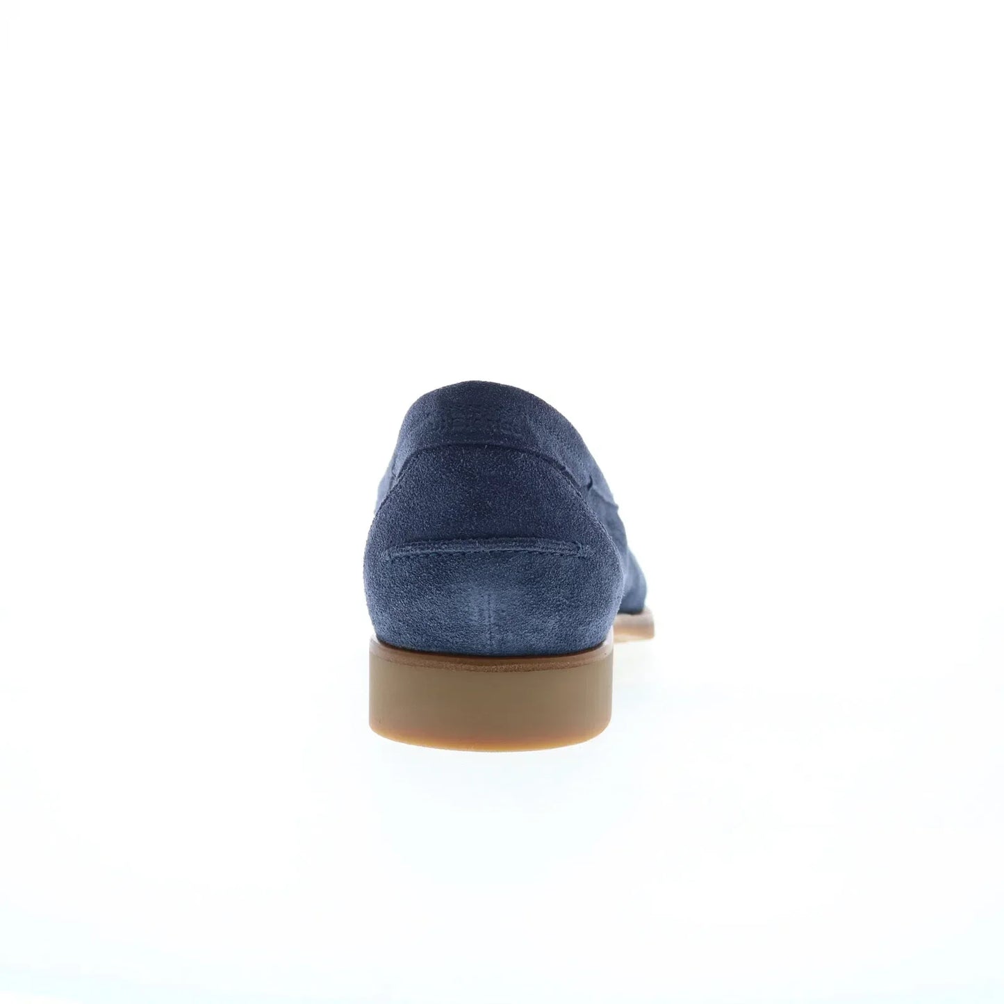 Di Bianco Etna Mens Blue Suede Slip On Loafers & Slip Ons Casual Shoes