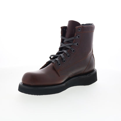 Broken Homme James Boot FB12002 Mens Burgundy Leather Casual Dress Boots
