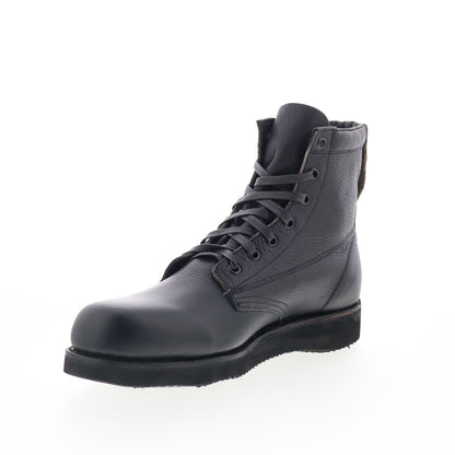 Broken Homme James Boot Wide FB12003 Mens Black Wide Casual Dress Boots