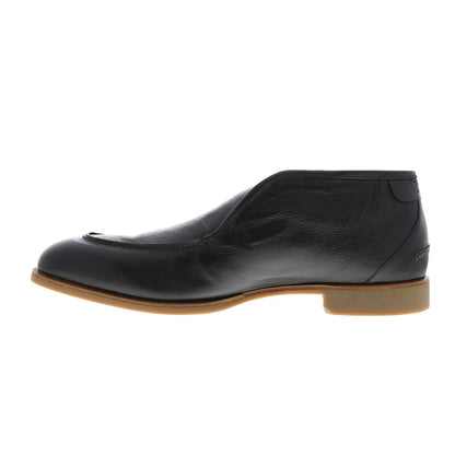 Di Bianco Fidenza Bello Seta Mens Brown Leather Slip On Ankle Boots