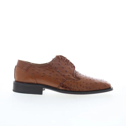 Ferrini FQ Ostrich 2353 121 Mens Brown Oxfords & Lace Ups Casual Shoes