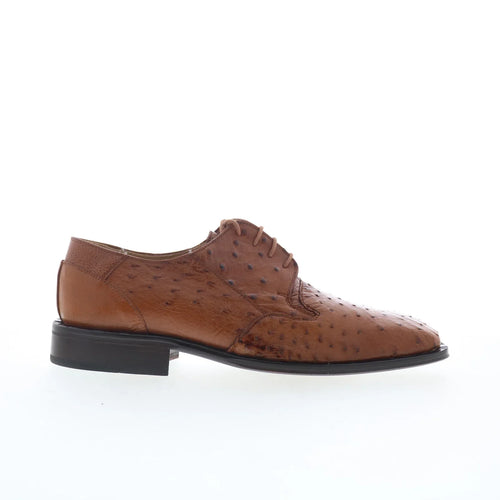 Ferrini FQ Ostrich 2353 121 Mens Brown Oxfords & Lace Ups Casual Shoes