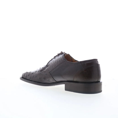 Ferrini FQ Ostrich 2353 121 Mens Brown Oxfords & Lace Ups Casual Shoes