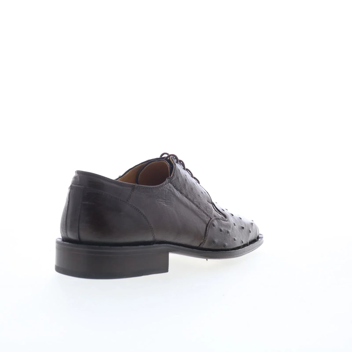Ferrini FQ Ostrich 2353 121 Mens Brown Oxfords & Lace Ups Casual Shoes