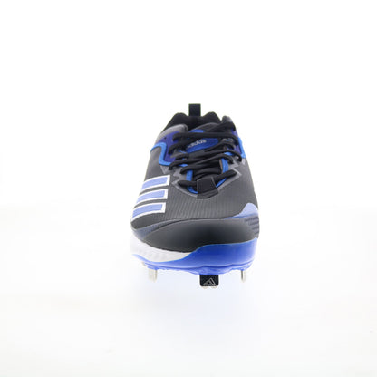 Adidas Icon 6 Bounce FV9350 Mens Black Athletic Baseball Cleats Shoes