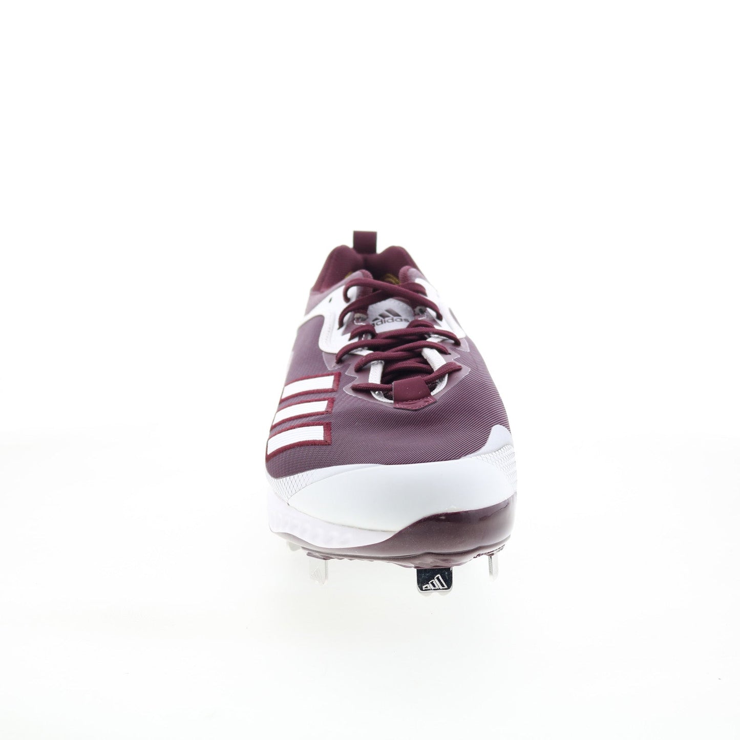 Adidas Icon 6 Bounce FV9351 Mens Burgundy Athletic Baseball Cleats Shoes