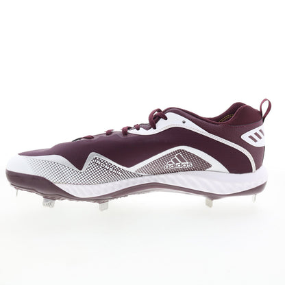 Adidas Icon 6 Bounce FV9351 Mens Burgundy Athletic Baseball Cleats Shoes