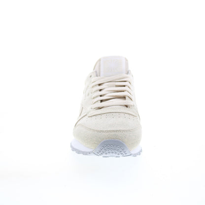 Reebok Eames Classic Leather Mens Beige Leather Lifestyle Sneakers Shoes