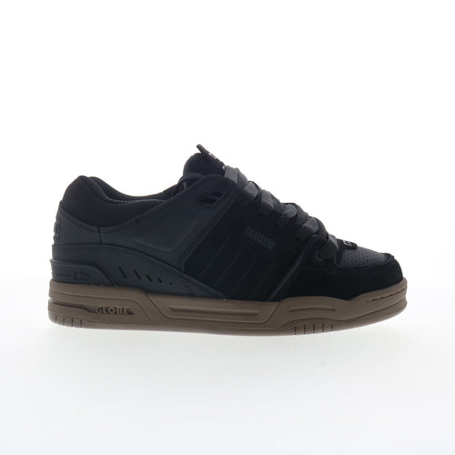 Globe Fusion GBFUS Mens Black Nubuck Lace Up Skate Inspired Sneakers Shoes