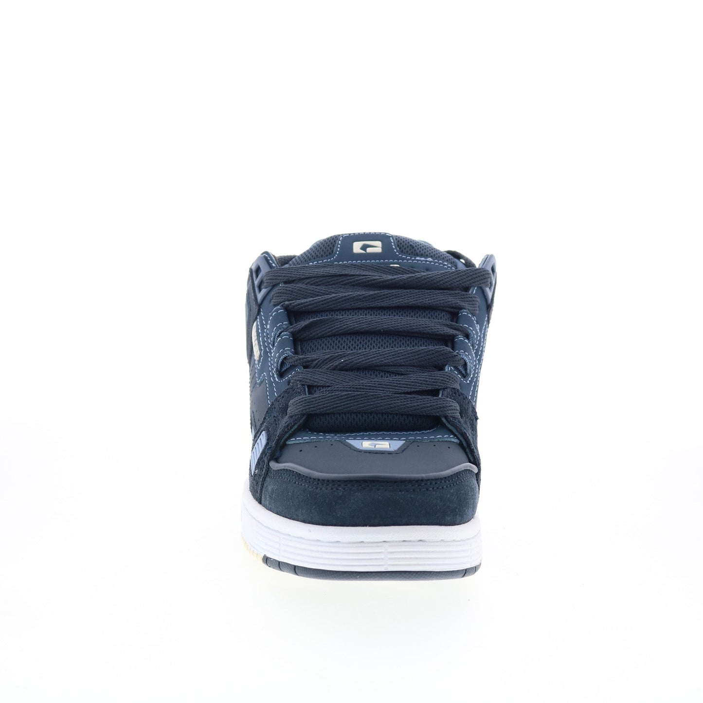 Globe Sabre GBSABR Mens Blue Leather Lace Up Skate Inspired Sneakers Shoes