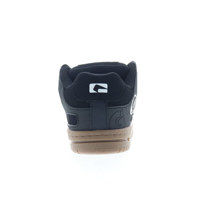 Globe Tilt GBTILT Mens Black Leather Lace Up Skate Inspired Sneakers Shoes