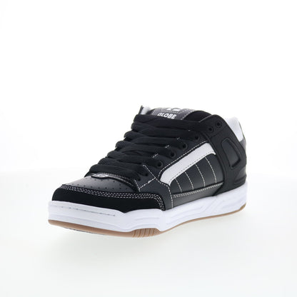 Globe Tilt GBTILT Mens Black Leather Lace Up Skate Inspired Sneakers Shoes