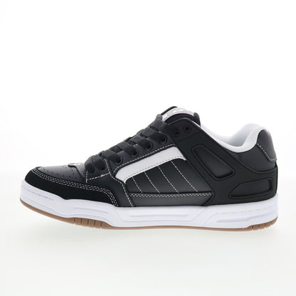 Globe Tilt GBTILT Mens Black Leather Lace Up Skate Inspired Sneakers Shoes