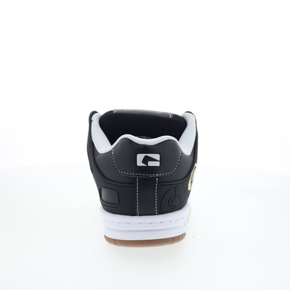 Globe Tilt GBTILT Mens Black Leather Lace Up Skate Inspired Sneakers Shoes