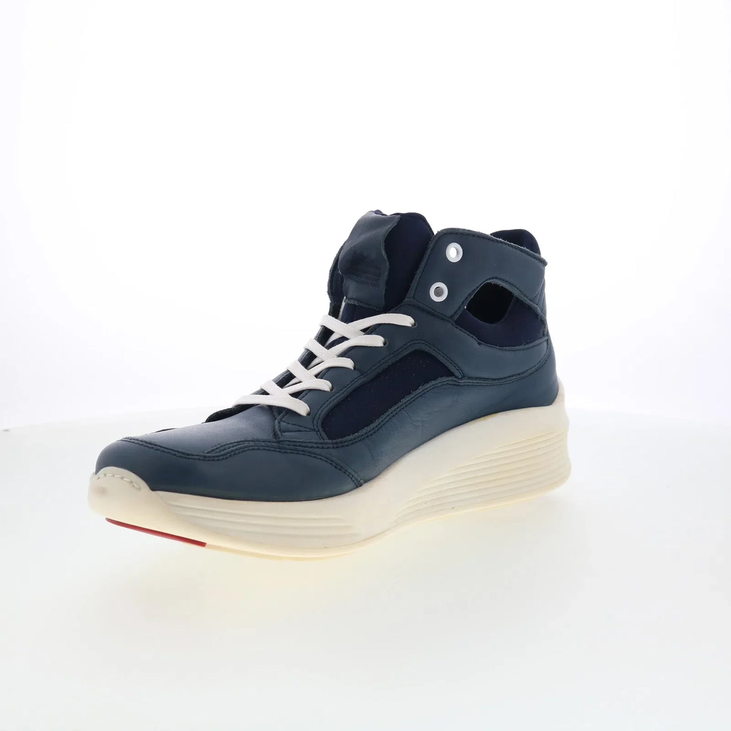 Pajar Greenwich 47085 Mens Blue Leather Lace Up Lifestyle Sneakers Shoes
