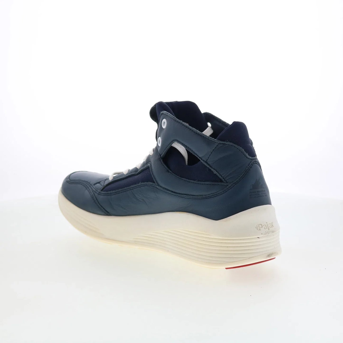 Pajar Greenwich 47085 Mens Blue Leather Lace Up Lifestyle Sneakers Shoes