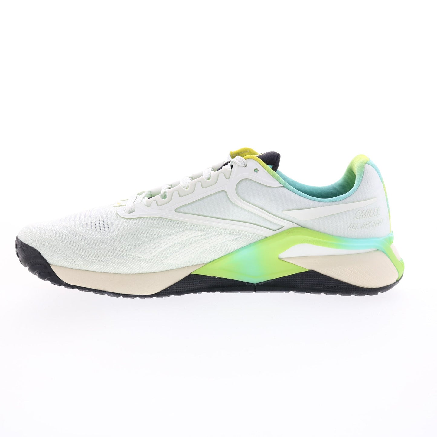 Reebok Nano X2 Smiley Mens Gray Canvas Lace Up Athletic Cross Training Shoes