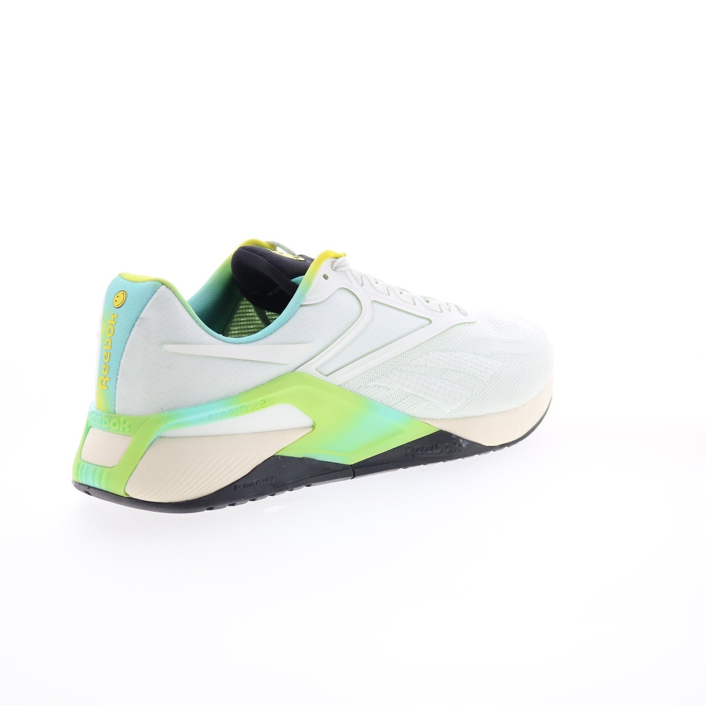 Reebok Nano X2 Smiley Mens Gray Canvas Lace Up Athletic Cross Training Shoes