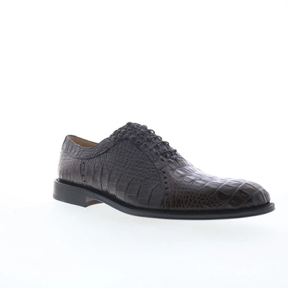 Ferrini HB Alligator 227 F227TM Mens Brown Oxfords & Lace Ups Casual Shoes