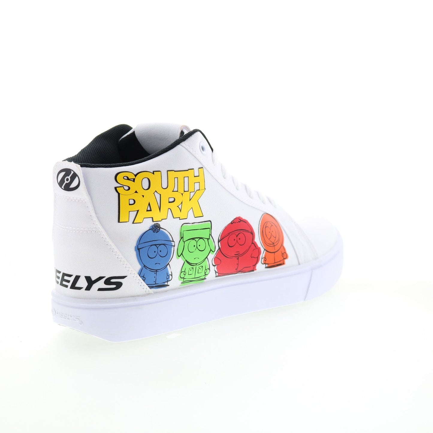 Heelys Racer Mid Southpark Mens White Canvas Lifestyle Sneakers Shoes