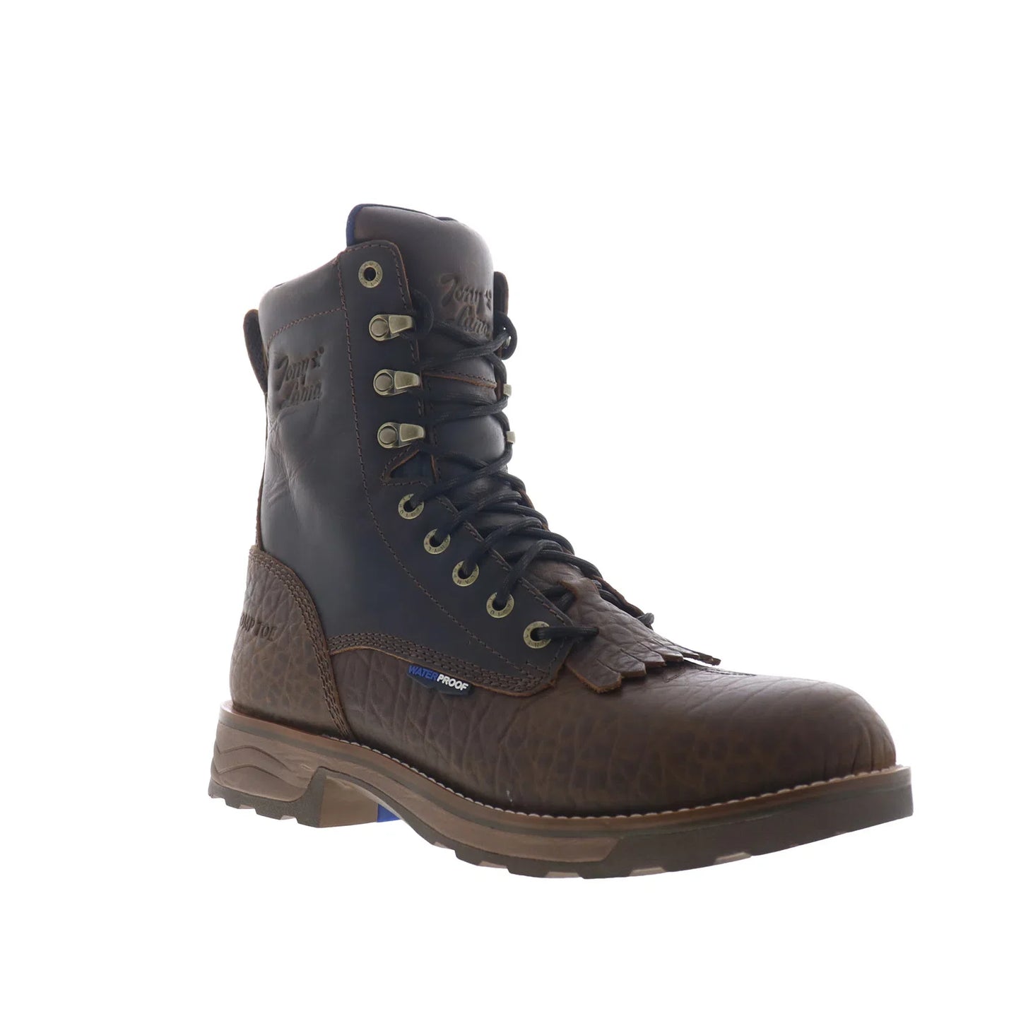 Tony Lama High Plains WP Composite Toe Mens Brown Cowboy Western Boots