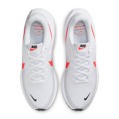 Revolution 8 Men's :White | Bright Crimson