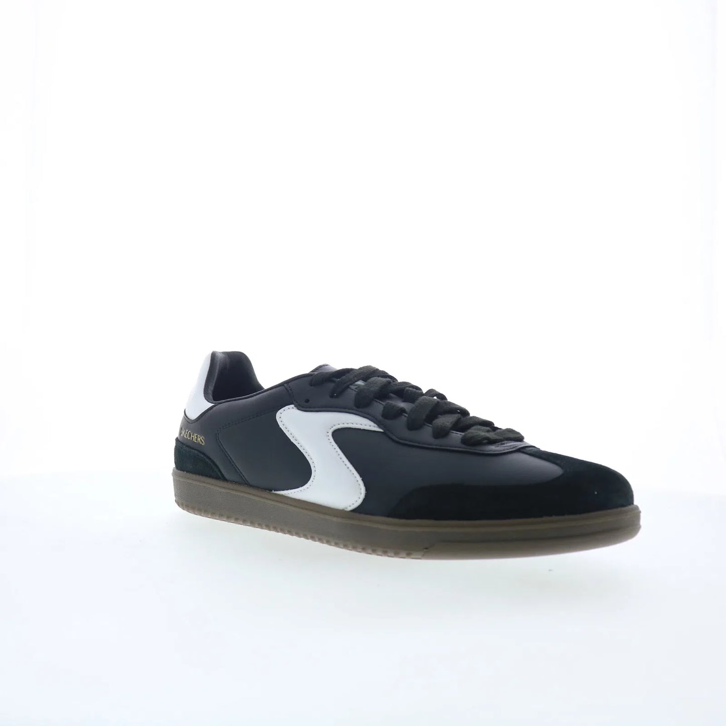 Skechers Hotshot - Pyke 254150-BKW Mens Black Lifestyle Sneakers Shoes