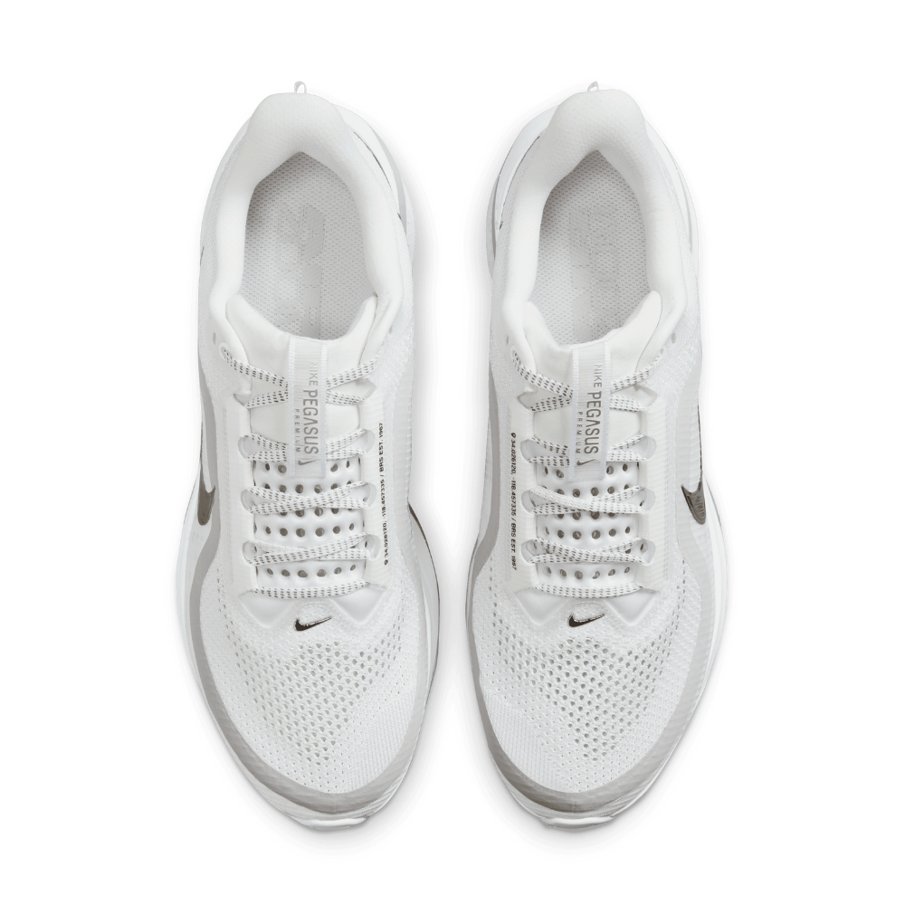 Pegasus Premium Men's :White | Metallic Silver