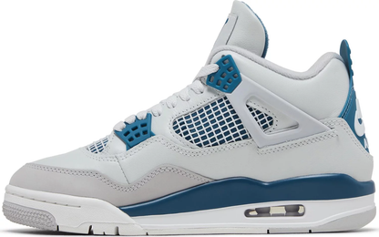 Nike Mens Jordan 4 Retro Sneakers - 'Military Blue' (2024)