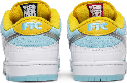 Nike Mens FTC x Dunk Low SB Sneakers - 'Lagoon Pulse'