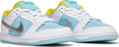 Nike Mens FTC x Dunk Low SB Sneakers - 'Lagoon Pulse'