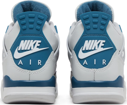 Nike Mens Jordan 4 Retro Sneakers - 'Military Blue' (2024)