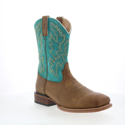 Justin Boots Jackpot Cowhide FN7010 Mens Brown Leather Cowboy Western Boots