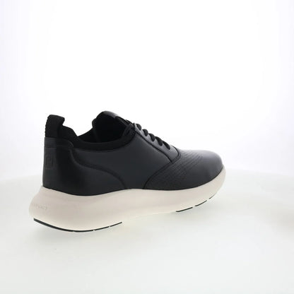 Rockport Jeffson RMJEFFSON Mens Black Leather Lifestyle Sneakers Shoes
