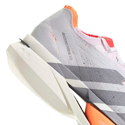 Adizero Prime X3 Strung :Cloud White | Lucid Red