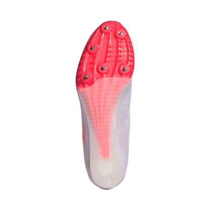 Adizero Sprintstar All Genders' :Cloud White | Lucid Orange
