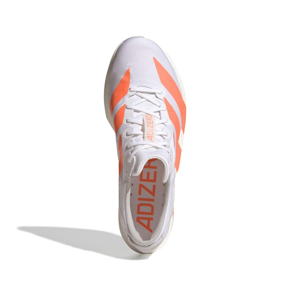 Adizero Adios 9 Men's :Cloud White | Lucid Orange