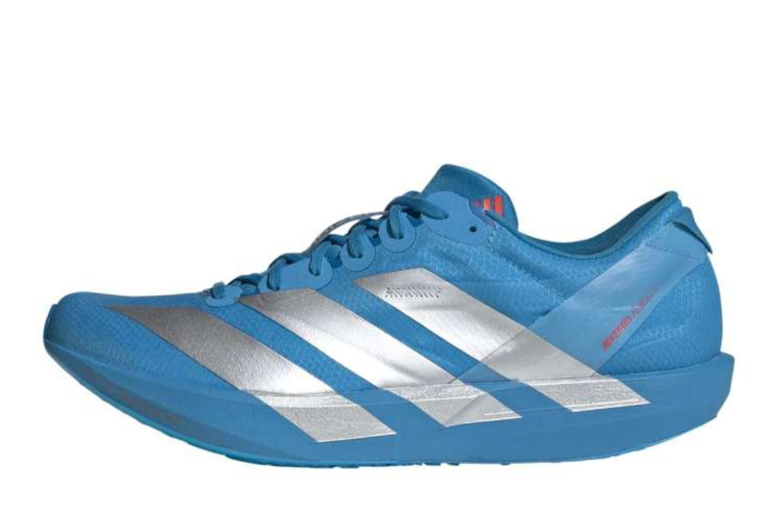 Adizero Adios 9 Men's :Silver Metallic | Lucid Red