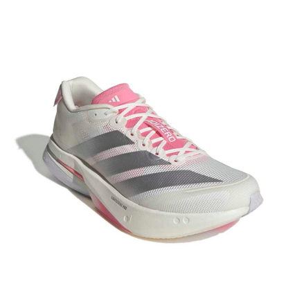 Adizero Boston 13 Men's :Core White | Bliss Pink